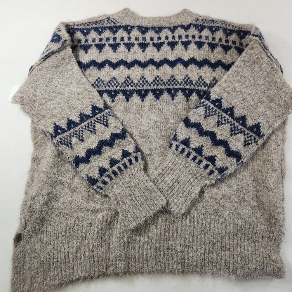 NWT Altard State Fair Isle Sweater Wool Blend Ski Resort Gorpcore COZY Soft Sz M - Picture 3 of 11